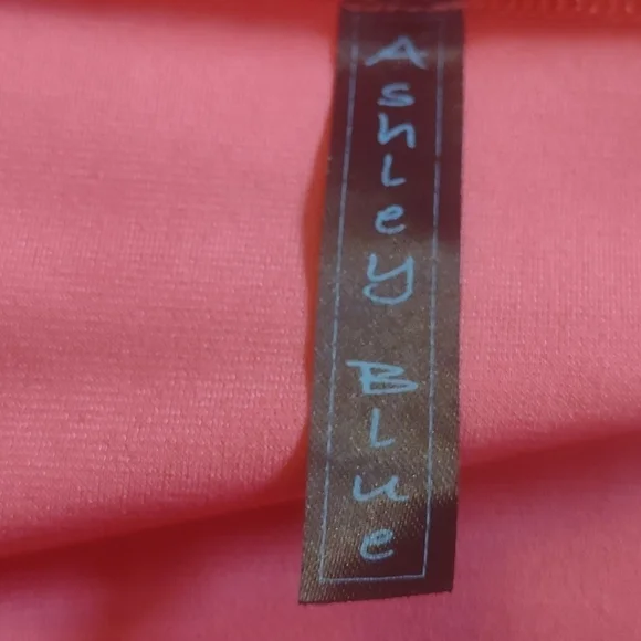 Ashley blue women's size medium pink blouse shirt top - Picture 7 of 7